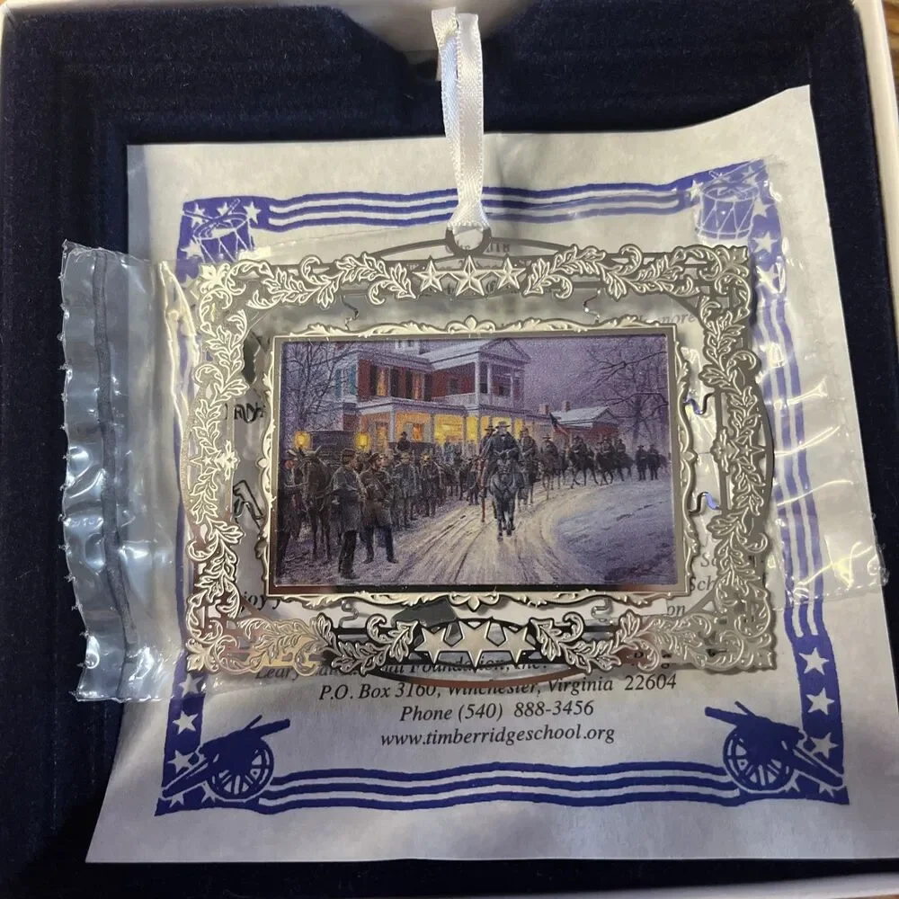 2018 Mort Kunstler Christmas Ornament Timber Ridge Civil War General Lee